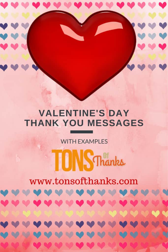 Valentine S Day Thank You Messages Examples