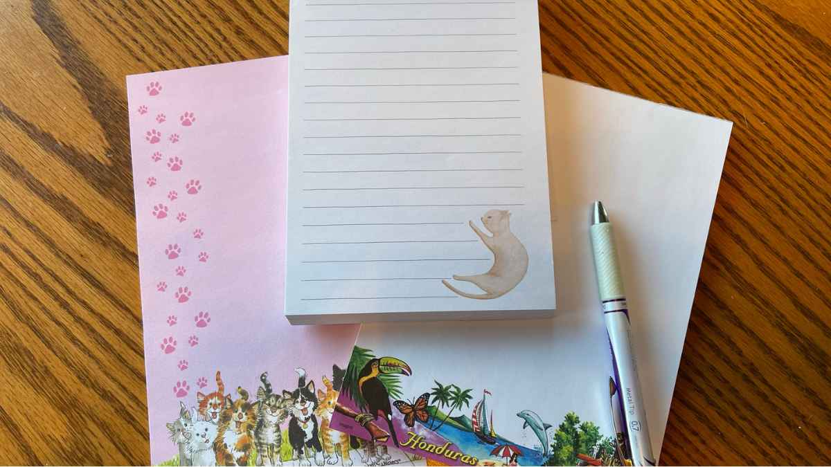 Notepads for Writing Thank You Messages