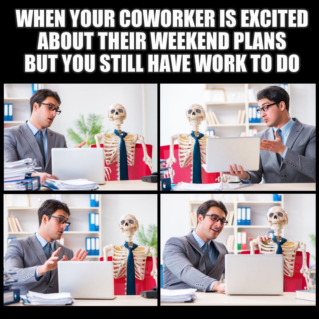 bored at work funny meme