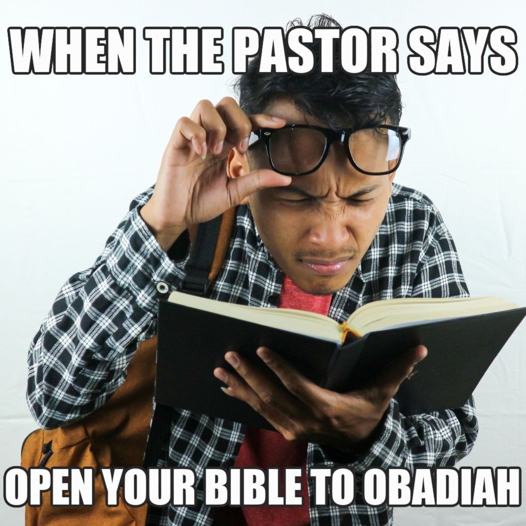 Christian Meme - Obadiah